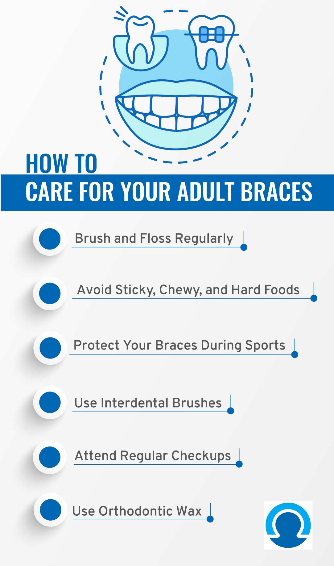 Care for Adult Braces
